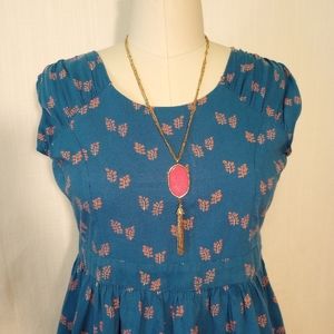 RARE Mata Traders "Downtown Devotee" Dress XL 12 14 with POCKETS!